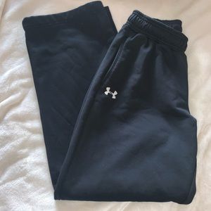 Black Under Armour sweat pants